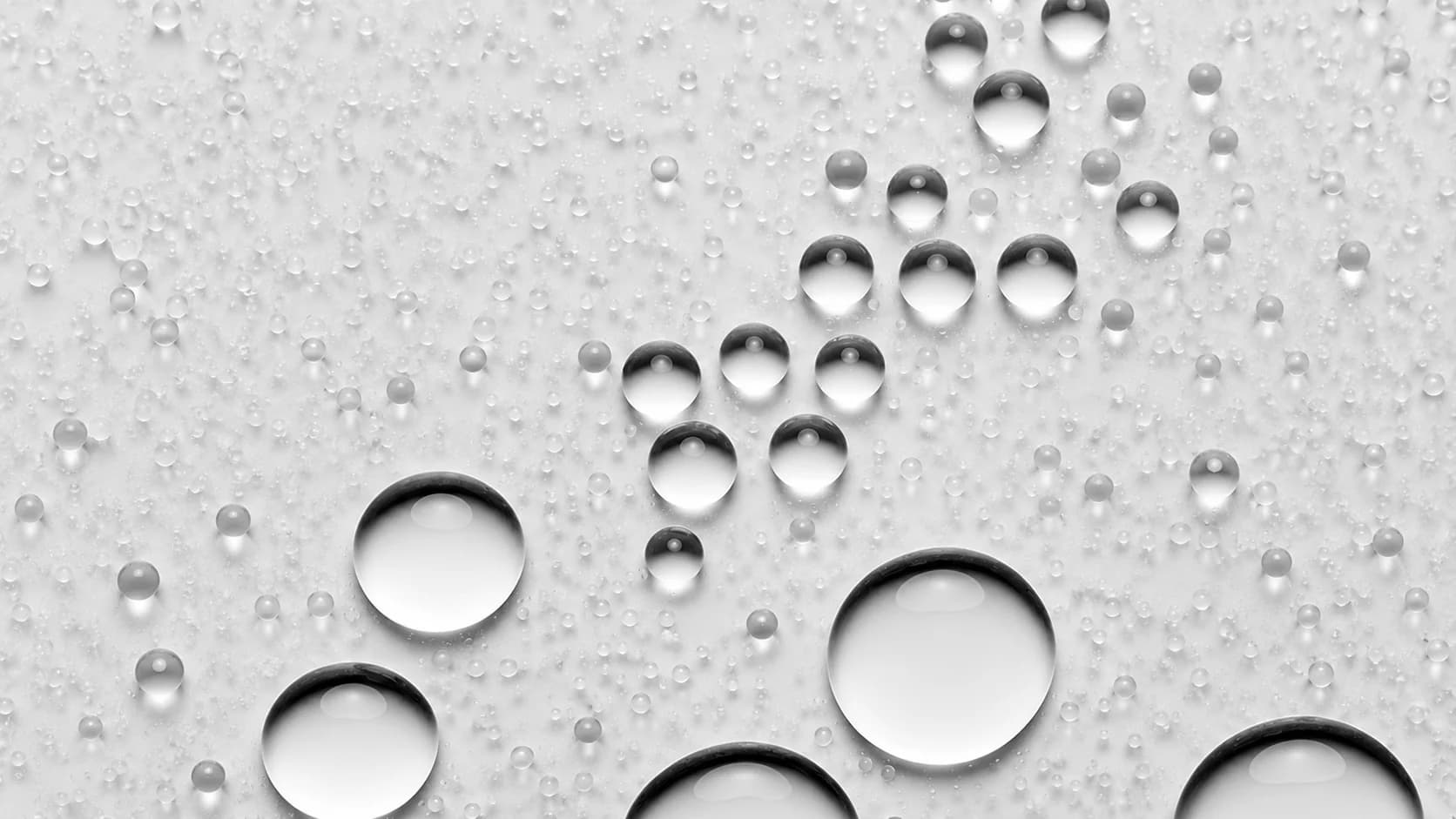 Glassy dewdrop landscape representing refined custom branded water bottle craftsmanship at Oceanflo RO water bottle plant